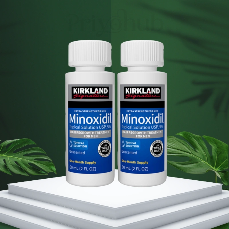 2 Months Supply - Original Kirkland Minoxidil 5% Topical Solution